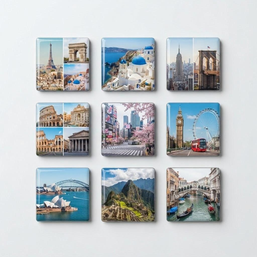 Custom Photo Magnets — 2.5" × 2.5"